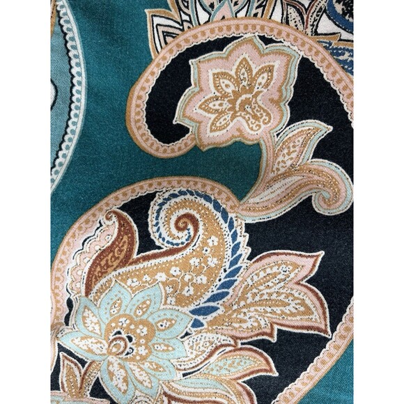 Chicos Girlfriend Slim Leg Ankle Pants Beige Multi Paisley Print Size 1 / US 8 - Picture 6 of 8